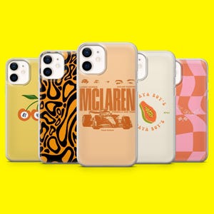Coque de téléphone Formula Lando Piastri Papaye Racing Cover pour iPhone 16 15 14 13 12 Samsung S25Ultra S24 S23FE A54 A34 A15 A14 Pixel 9Pro 8A 7A