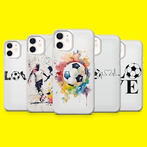 Football Phone Case Soccer Lover Ball Europa Cover for iPhone 16 15 14 13 12 Samsung S25Ultra S24 S23FE A54 A34 A15 A14 Pixel 9Pro 8A 7A XL