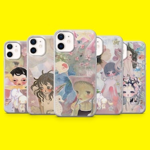 Aya Takano Phone Case Art Aesthetic Cover for iPhone 16 15 14 13 12 Samsung S25Ultra S24 S23FE A54 A34 A15 A14 Pixel 9Pro 8A 7A XL