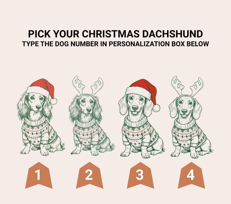 T-shirt de Noël Teckel, Sweat-shirt personnalisé Chien Saucisse, T-shirt de Noël humoristique, T-shirt de Noël Comfort Colors, Cadeau pour amoureux des chiens, T-shirt sapin de Noël image 2