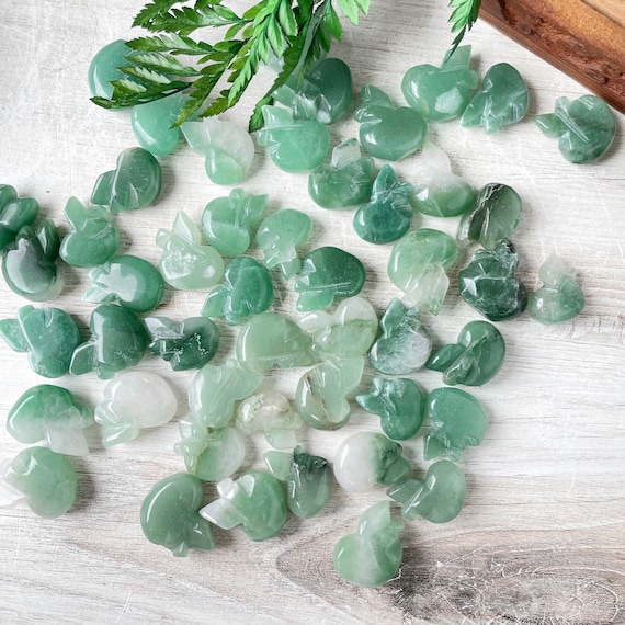 Mini Green Aventurine Skull Tumble (EPJ-HACT29)