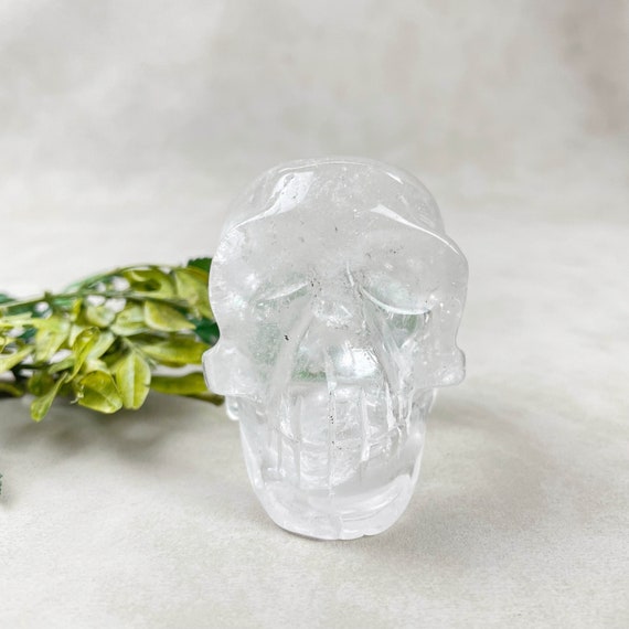 Clear Quartz Skull Carving (EPJ-HGCA14-2)