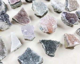 レインボーアメジスト ドゥルージー クラスター チャンク (EPJ-GEO16