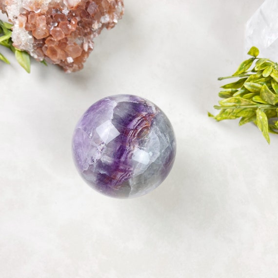 Purple Fluorite Sphere  (EPJ-HSSA13-2)