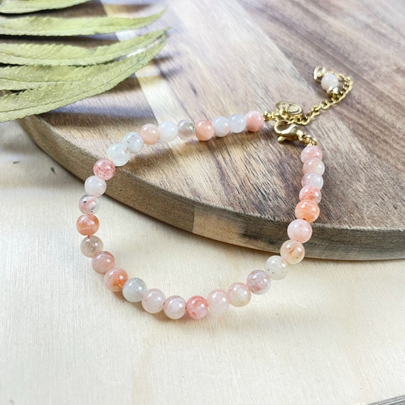 Arusha Sunstone 5mm Beaded Bracelet (EPJ-BSBA15)
