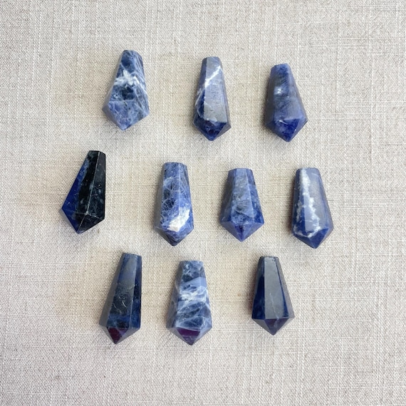 Sodalite Pendulum Carving (EPJ-HCAA50-SD)