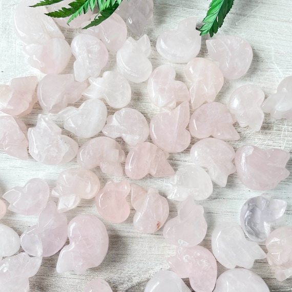 Mini Rose Quartz Skull Tumble (EPJ-HACT36)