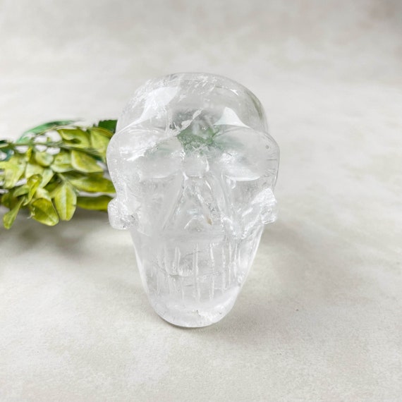 Clear Quartz Skull Carving (EPJ-HGCA14-3)