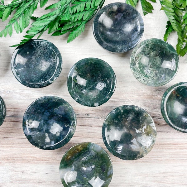 Small Moss Agate Bowl (EPJ-HCAE11)