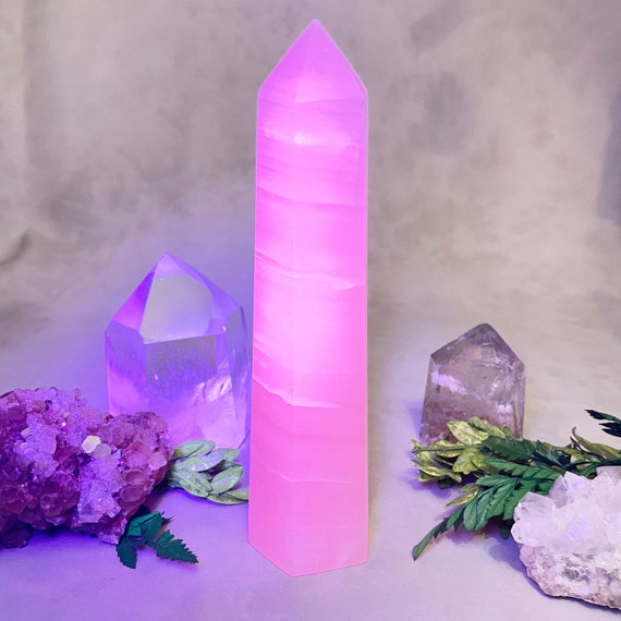 Pink Mangano Calcite Tower (EPJ-HGOT47-6)