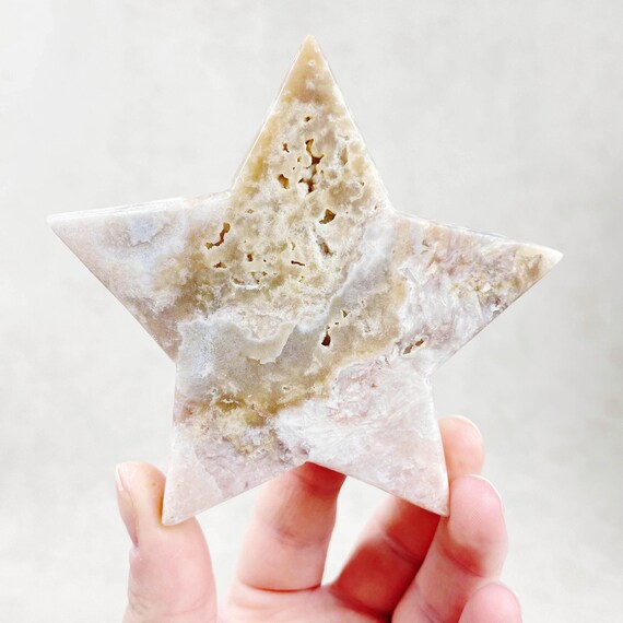 Pink Amethyst Star Carving  (EPJ-HDSS14-3)