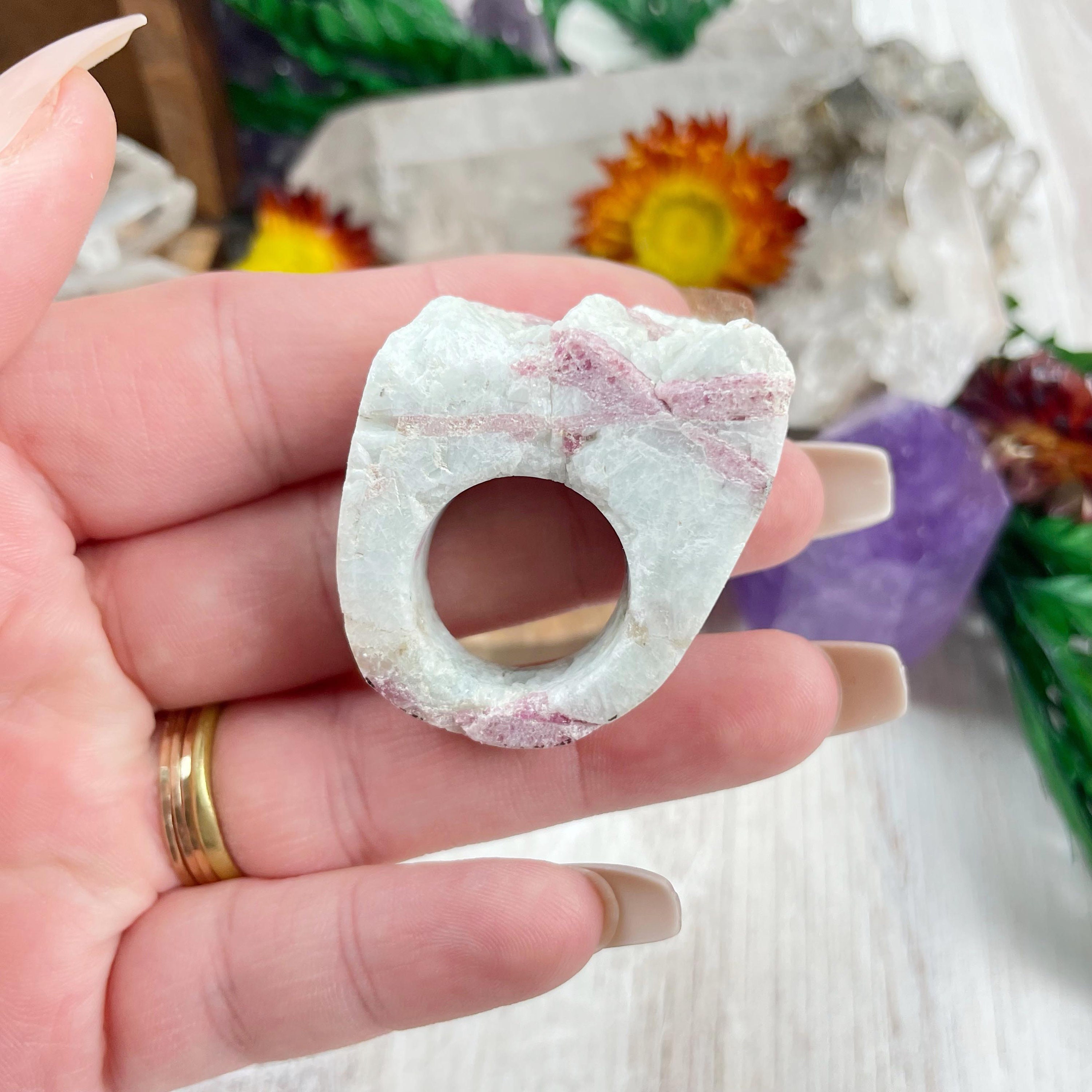 Pink clearance chunky ring