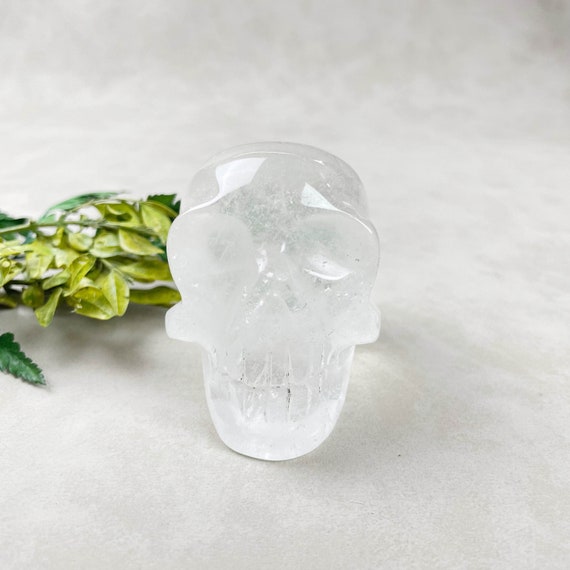 Clear Quartz Skull Carving (EPJ-HGCA14-5)