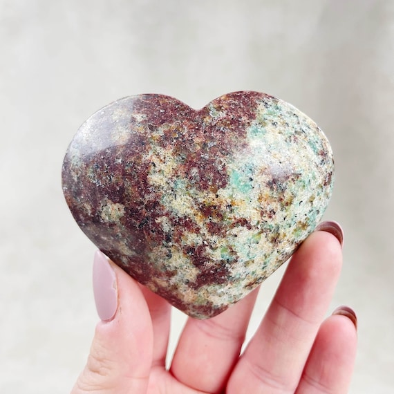 Amazonite Heart Carving (EPJ-HDHA28-1)