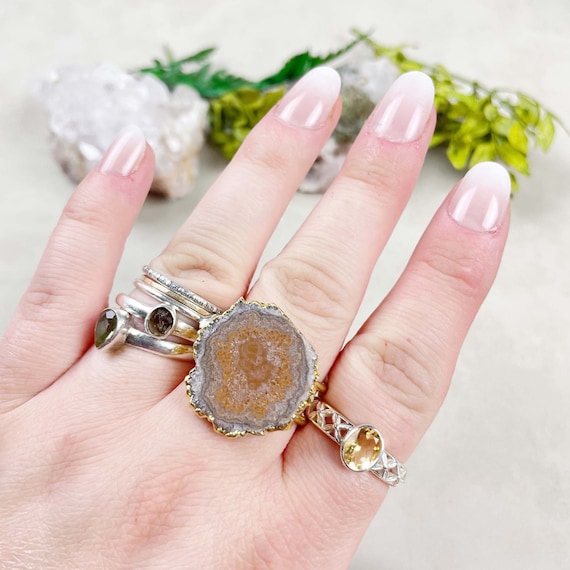 Jasper Stalactite Statement Ring (EPJ-RB20AAA10-2)