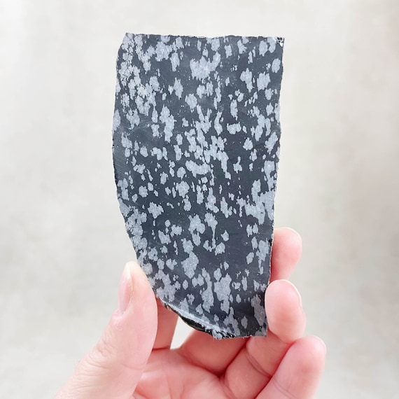 Snowflake Obsidian Slab (EPJ-HGCB19-4)