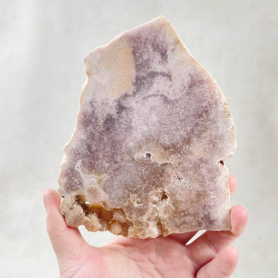 Pink Amethyst Druzy Half Polished Slab (EPJ-HGOS11-23)