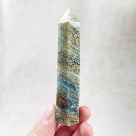 Blue Onyx Calcite Tower (EPJ-HGOT41-1)