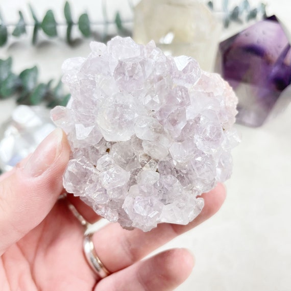 Pink Amethyst Druzy Geode Cluster (EPJ-GEO14-46)