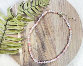 Arusha Sunstone 5mm Beaded Necklace (EPJ-NSBA15)