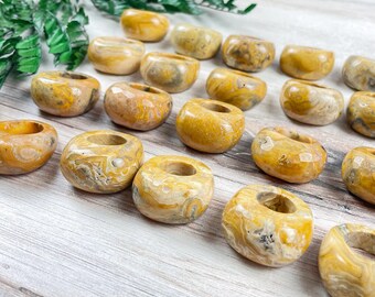 Crazy Lace Agate Bubble Ring (EPJ-RCBR23)