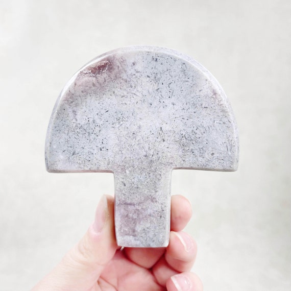 Pink Amethyst Mushroom Carving (EPJ-HDSS32-3)