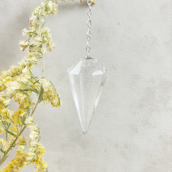 Clear Quartz Crystal Pendulum (EPJ-PA10-25)