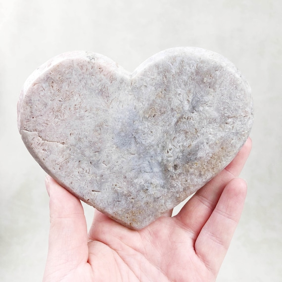 Pink Amethyst Heart Carving (EPJ-HDSS11-25)
