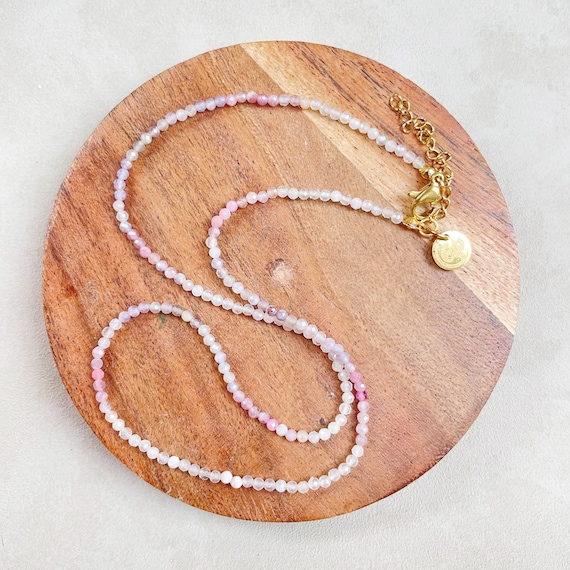 Etus// Haven Gemstone Beaded Necklace (EPJ-NSBB19-HV)