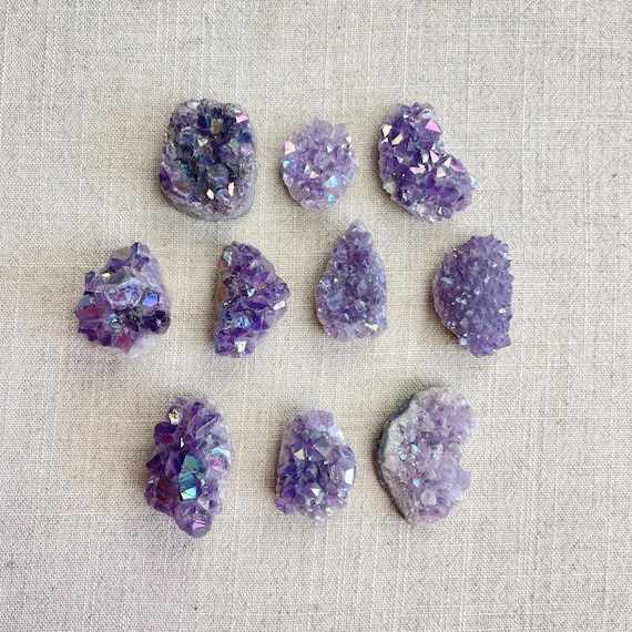 Small Aura Amethyst Crystal Cluster (EPJ-HACT38)