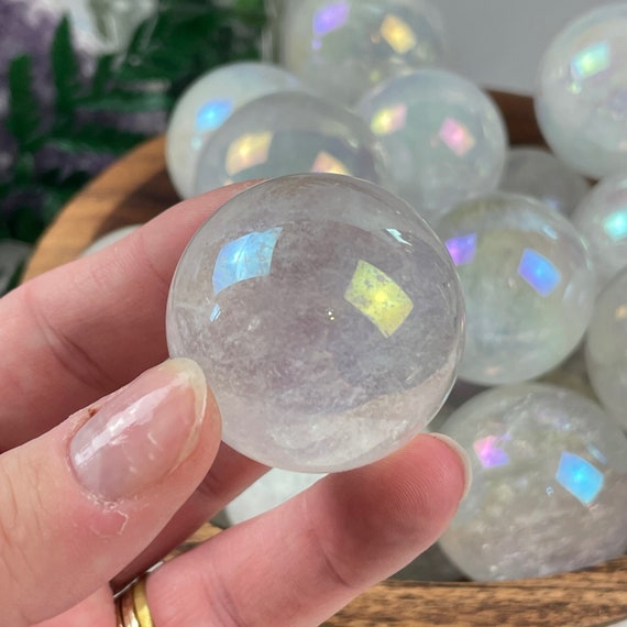 Aura Clear Quartz Sphere (EPJ-HSSA21)