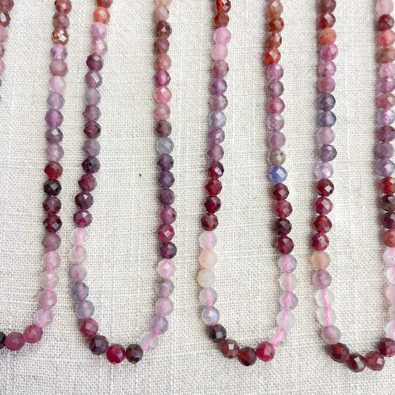 Multi Color Spinel Beaded Necklace (EPJ-NSC20)