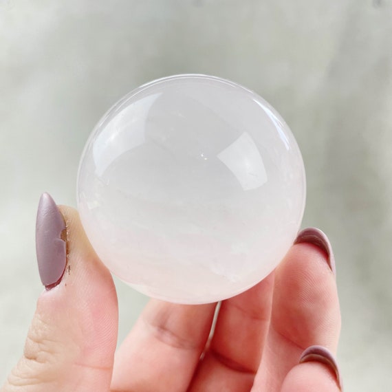 Small Pink Rose Quartz Orb Sphere (EPJ-HD20AAA12-6)