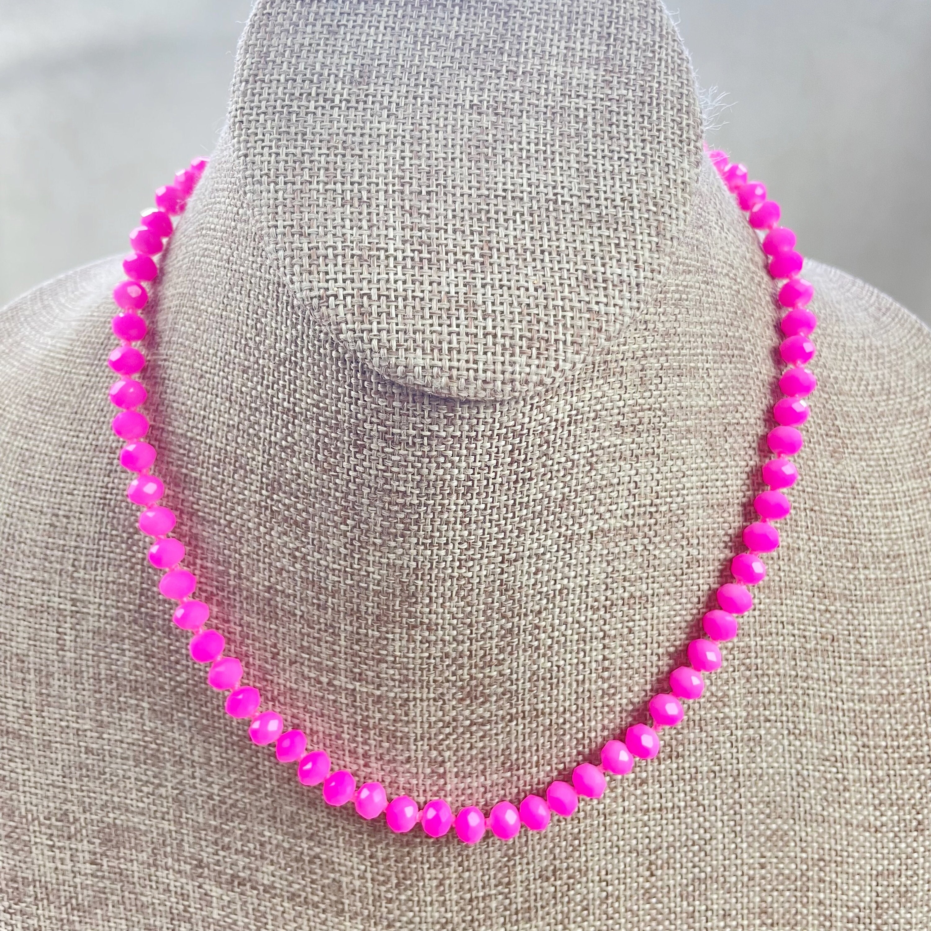 DIY Adjustable Charm Necklace - the neon tea party