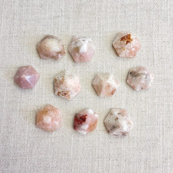 Small Pink Amethyst Hexagon Irregular Pyramid Carving (EPJ-HCAA49-PA)