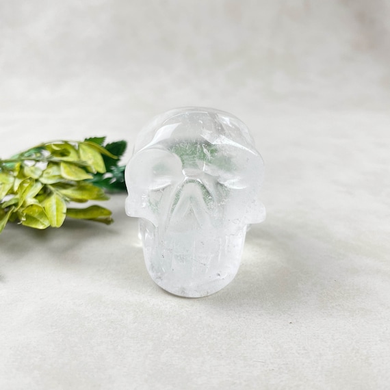 Clear Quartz Skull Carving (EPJ-HGCA14-8)