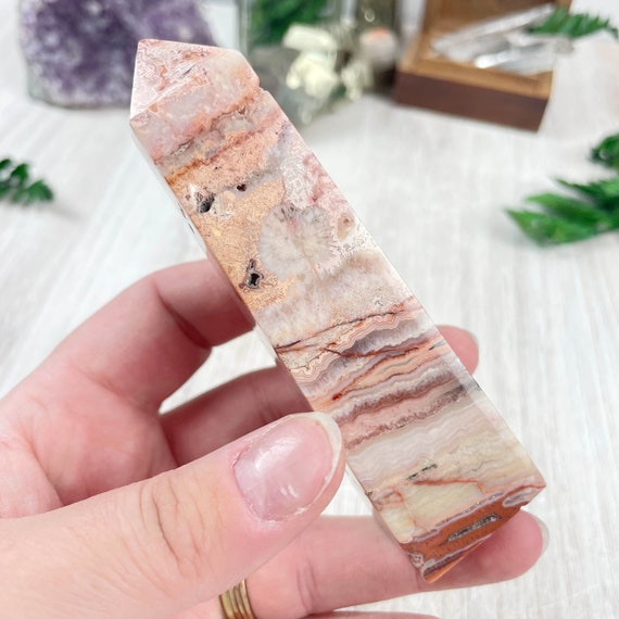 Pink Crazy Lace Agate Obelisk (EPJ-HOP17-28)