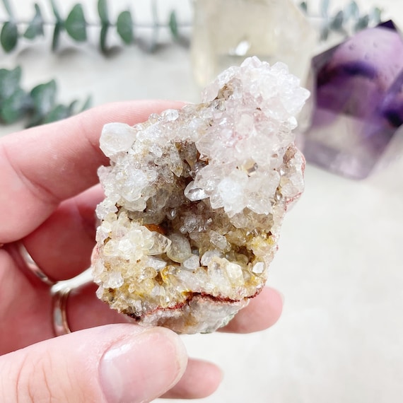 Pink Amethyst Druzy Geode Cluster (EPJ-GEO14-48)