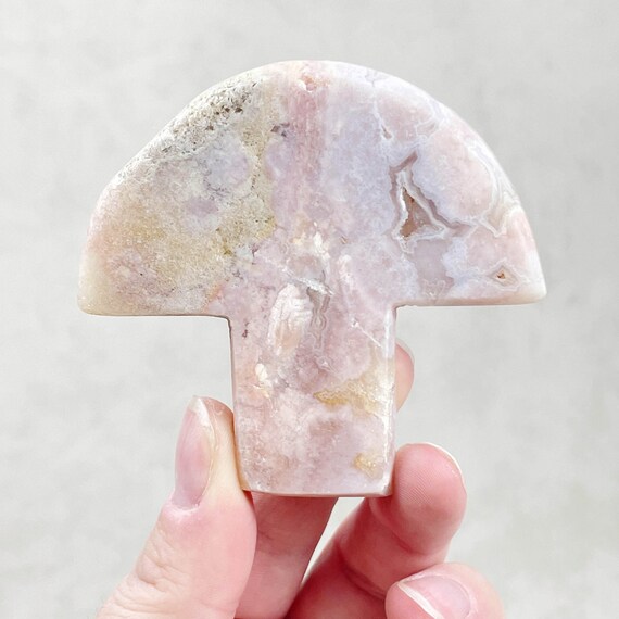 Pink Amethyst Mushroom Carving (EPJ-HDSS32-1)