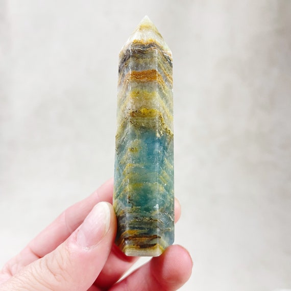 Blue Onyx Calcite Tower (EPJ-HGOT41-8)