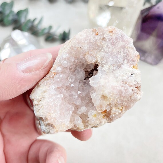 Pink Amethyst Druzy Geode Cluster (EPJ-GEO14-56)