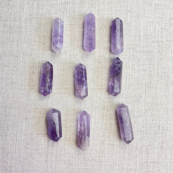 Amethyst Double Terminated Point Carving (EPJ-HCAA55-AM)
