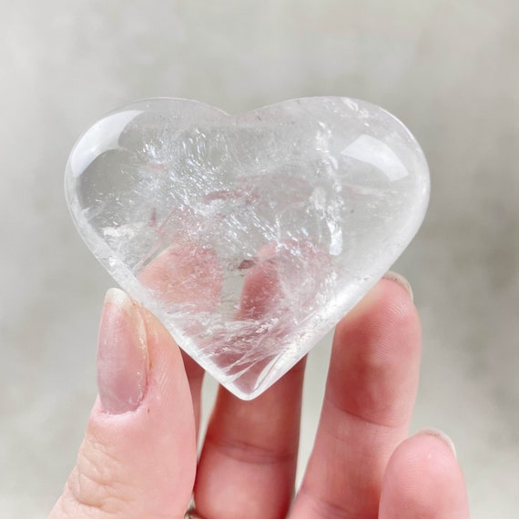 Clear Quartz Heart Carving (EPJ-HDHA19-7)