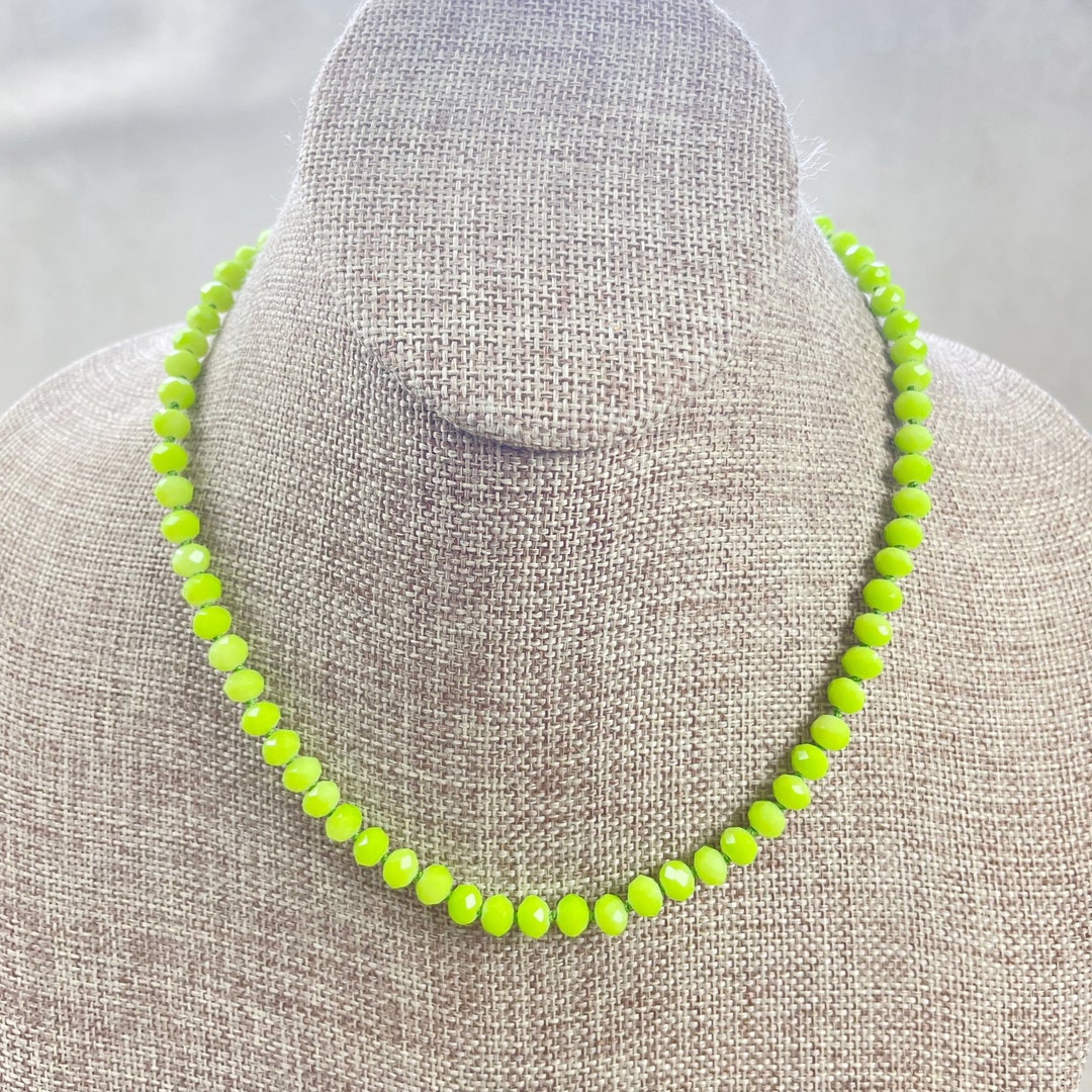 【kindababy】green middle pearl necklace〜ネックレス★2021SS 18