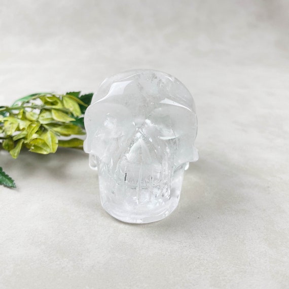 Clear Quartz Skull Carving (EPJ-HGCA14-4)