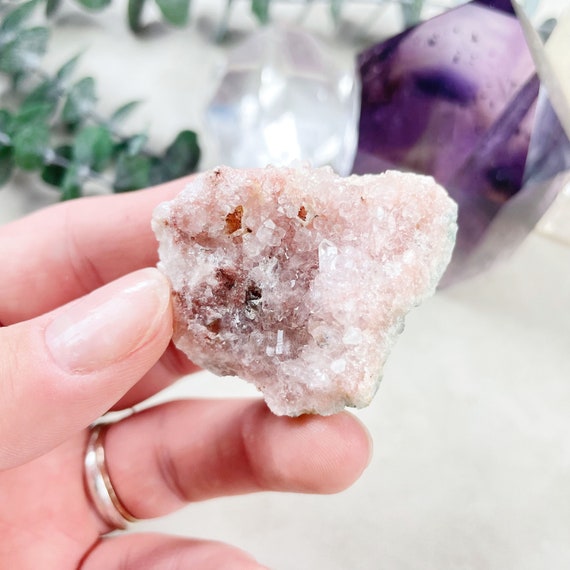 Pink Amethyst Druzy Geode Cluster (EPJ-GEO14-23)