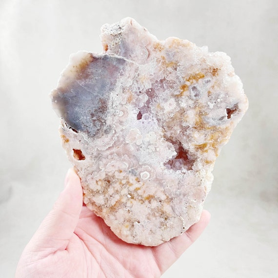 Pink Amethyst Druzy Half Polished Slab (EPJ-HGOS11-8)