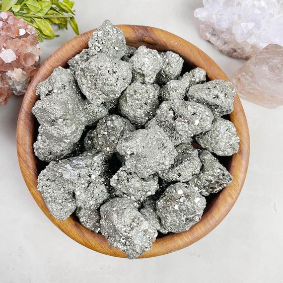 Natural Raw Pyrite Chunk Cluster (EPJ-HACT19)