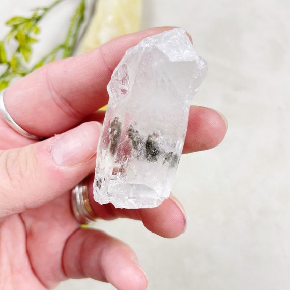 Chlorite in Lemurian Quartz Point (EPJ-HDO13-8)