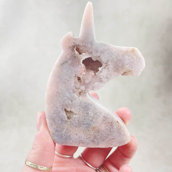 Pink Amethyst Unicorn Carving (EPJ-HDSS15-21)